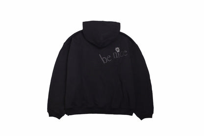 Dior Flower Logo Hoodie - Black