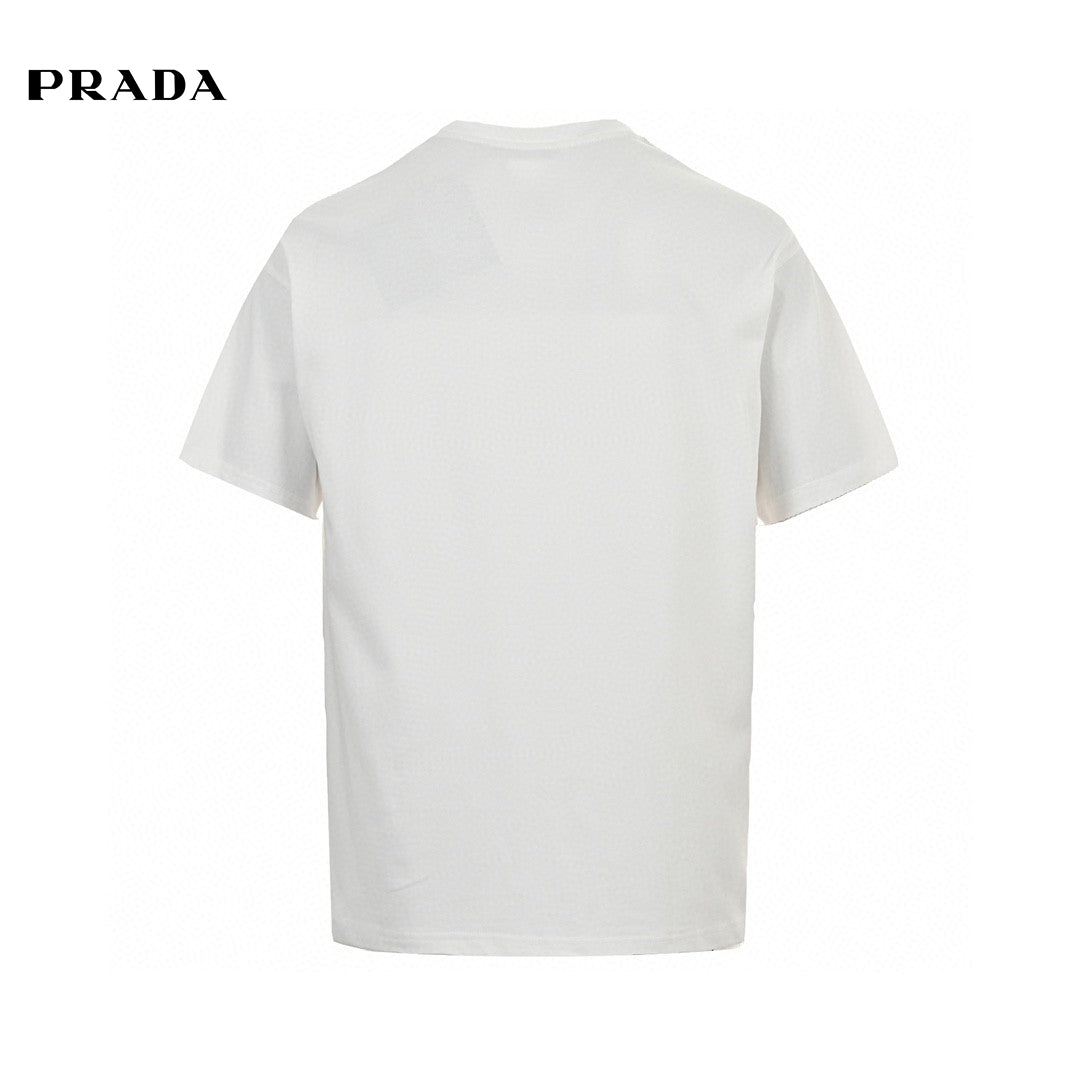 Pra*a milano logo t-shirt (white)