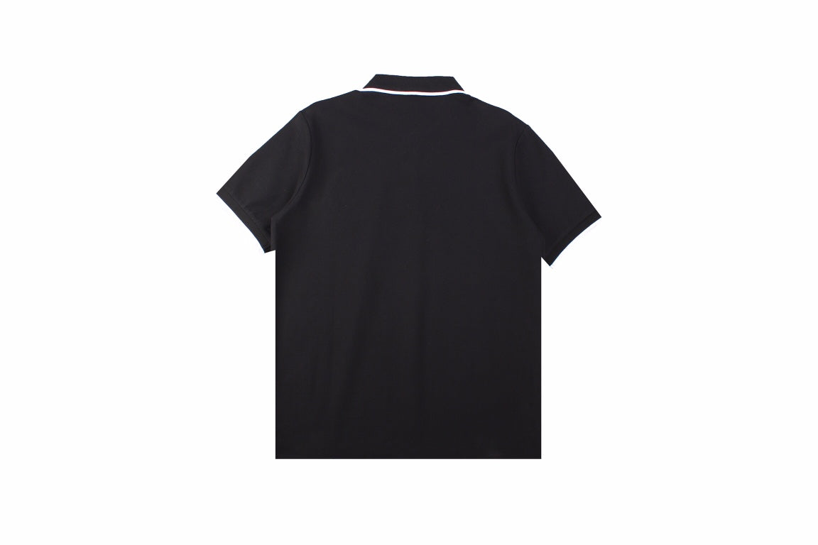 Burberry England Logo Polo Shirt - Black