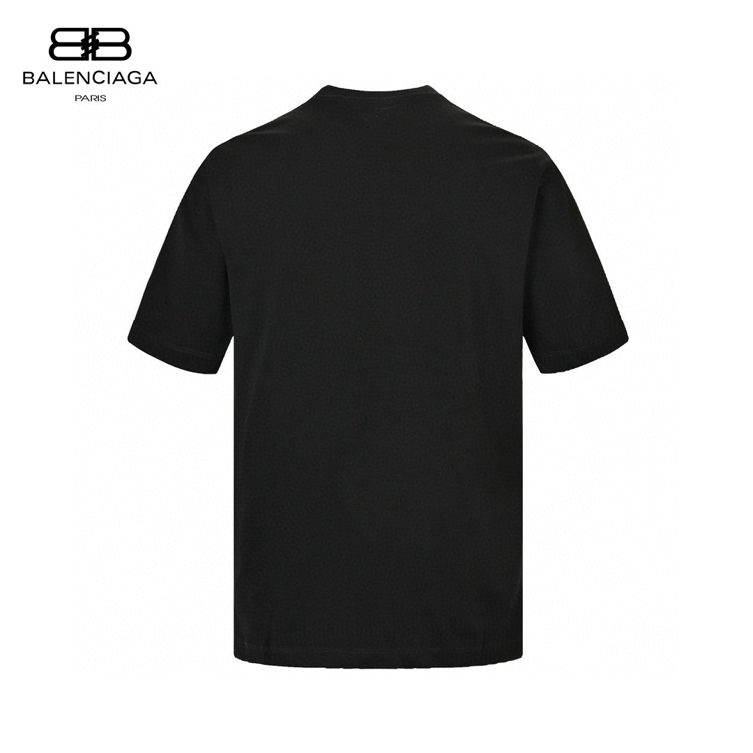 Balenciaga Tape Logo T-Shirt (Black)