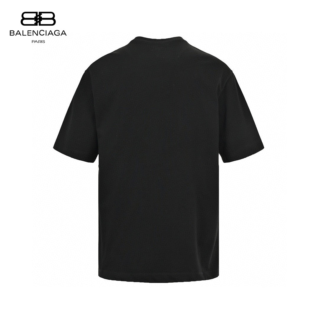 Ba*len*cia*ga graphic logo t-shirt (black)