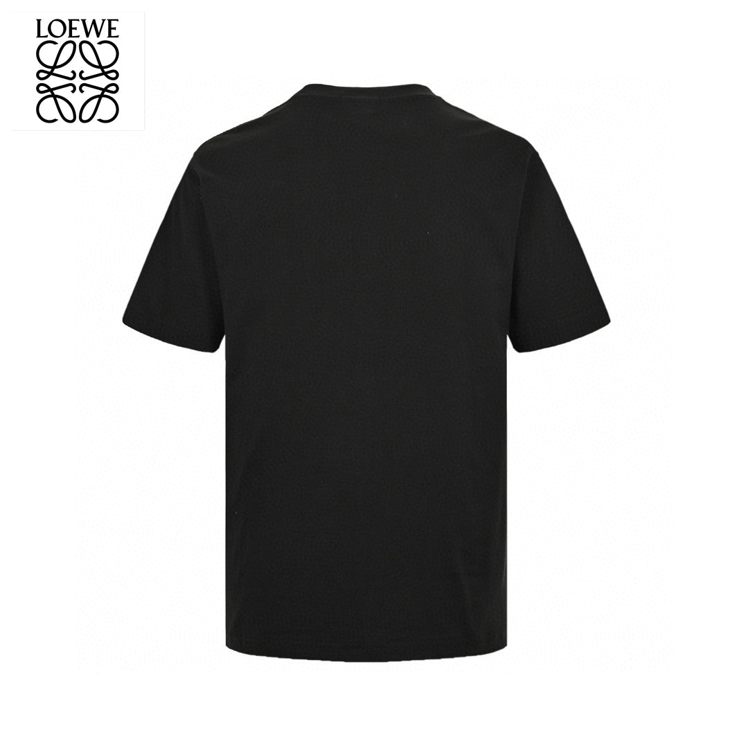 Loewe Floral Pocket T-Shirt (Black)