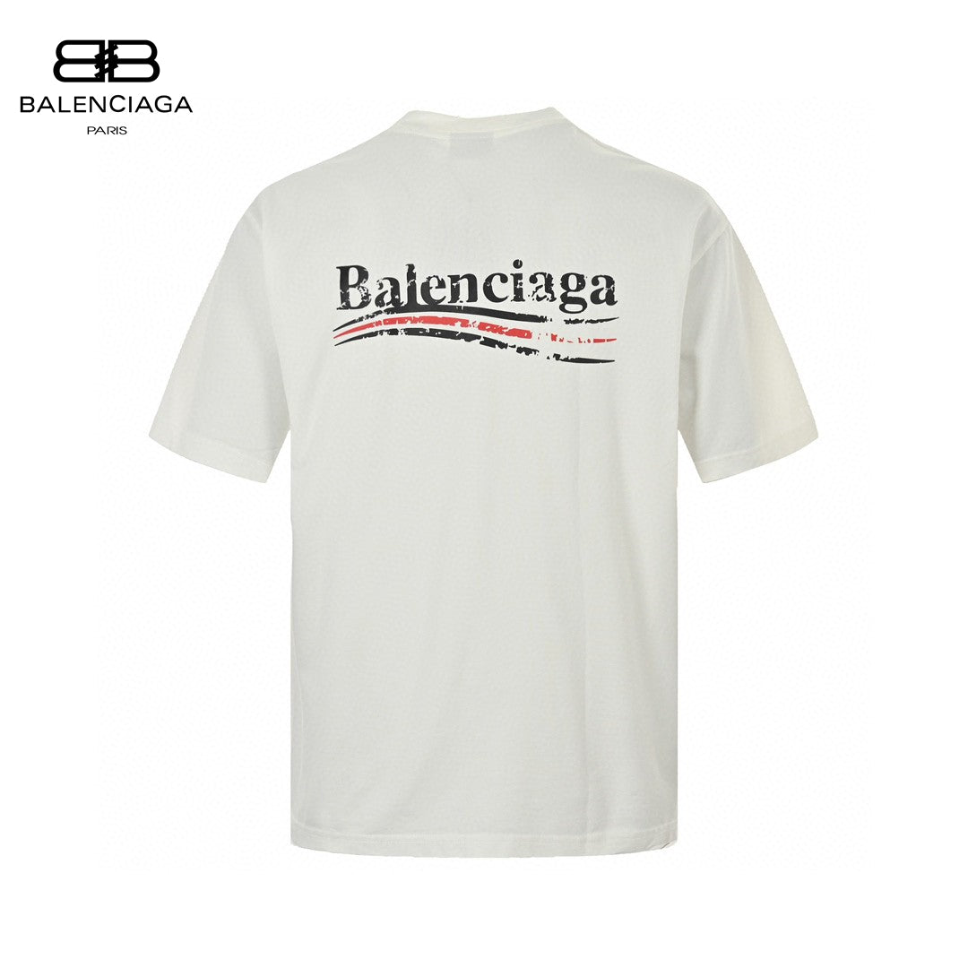 Ba*len*cia*ga political campaign t-shirt (white)