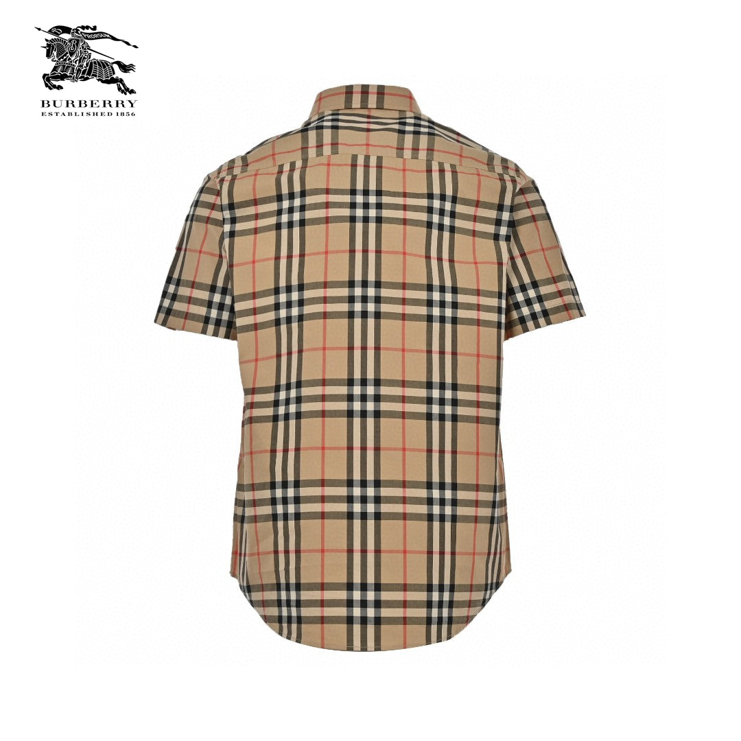 Burberry Check Short-Sleeve Shirt