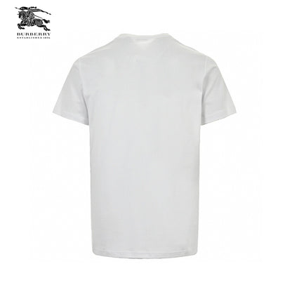 Burberry Embroidered Patch T-Shirt (White)