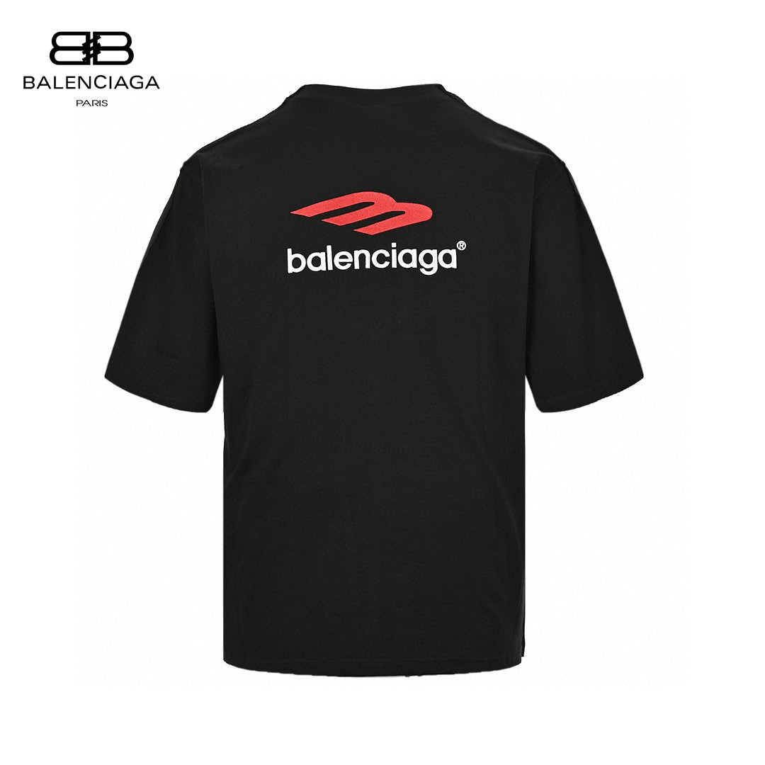 Ba*len*cia*ga bold logo black t-shirt