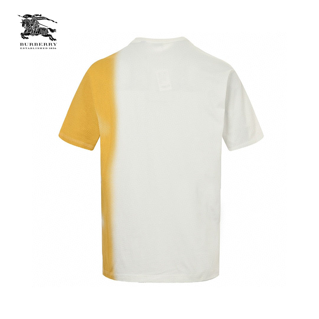 Burberry Gradient Equestrian Logo Yellow T-Shirt