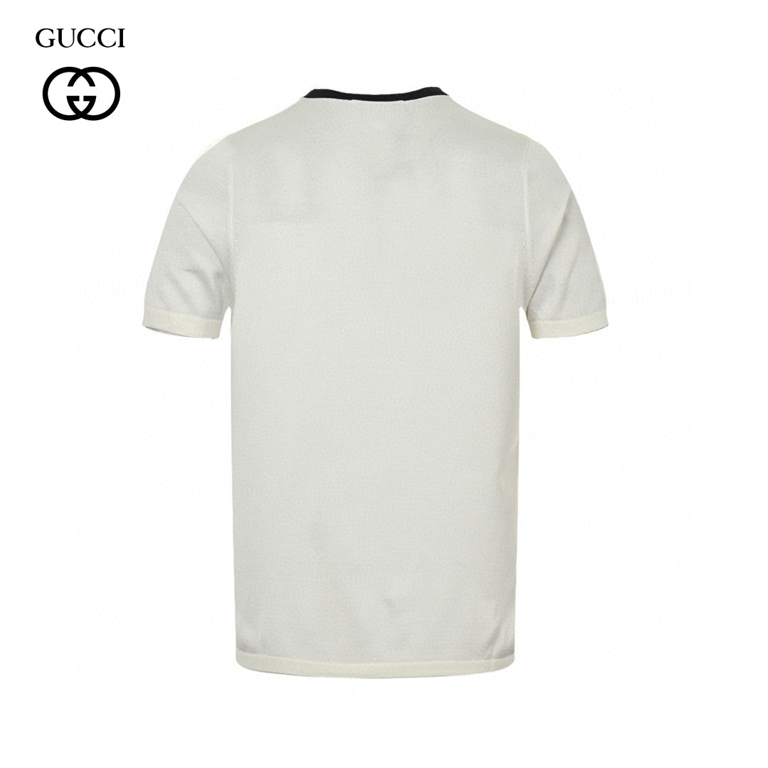 G*u*i cherry embroidered t-shirt