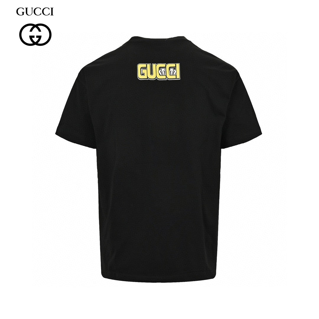 G*u*i cartoon graphic t-shirt (black)