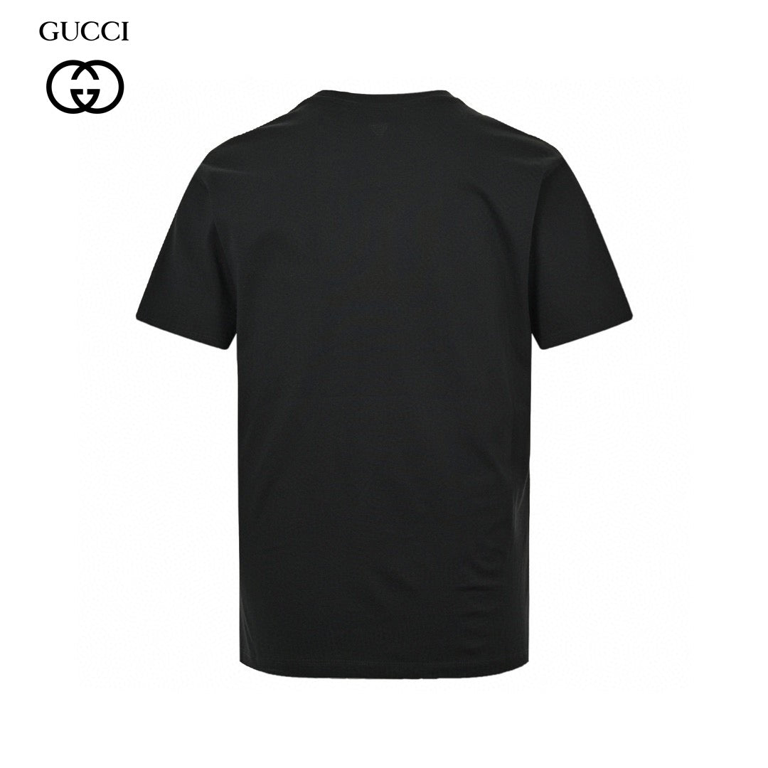 G*u*i black t-shirt with firenze 1921 logo