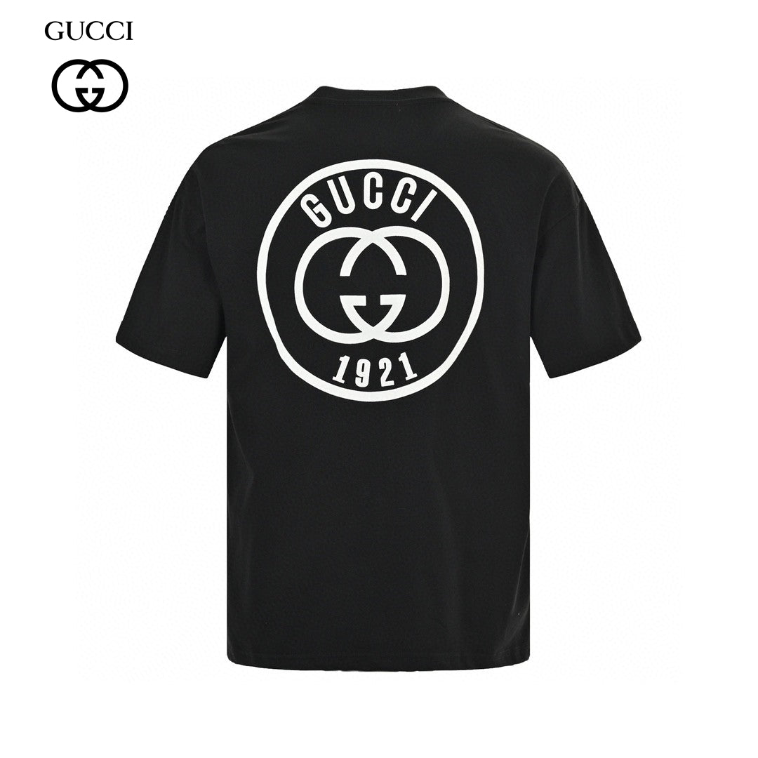 G*u*i 1921 logo graphic t-shirt (black)