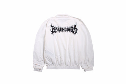 Balenciaga White Zip-Up Jacket