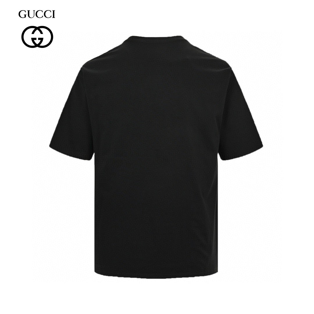 G*u*i cartoon cow logo t-shirt (black)