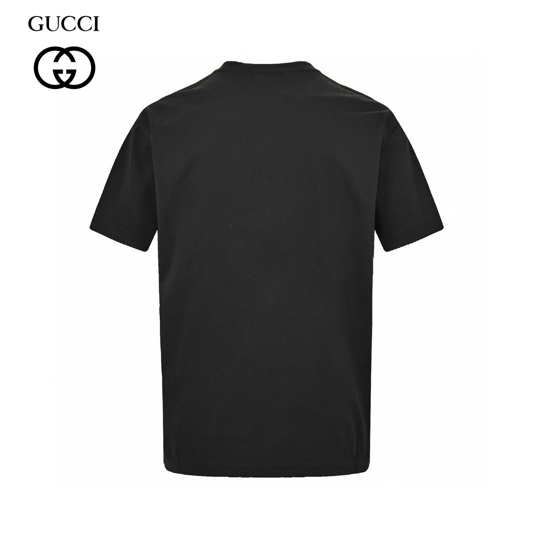 G*u*i apple logo t-shirt (black)