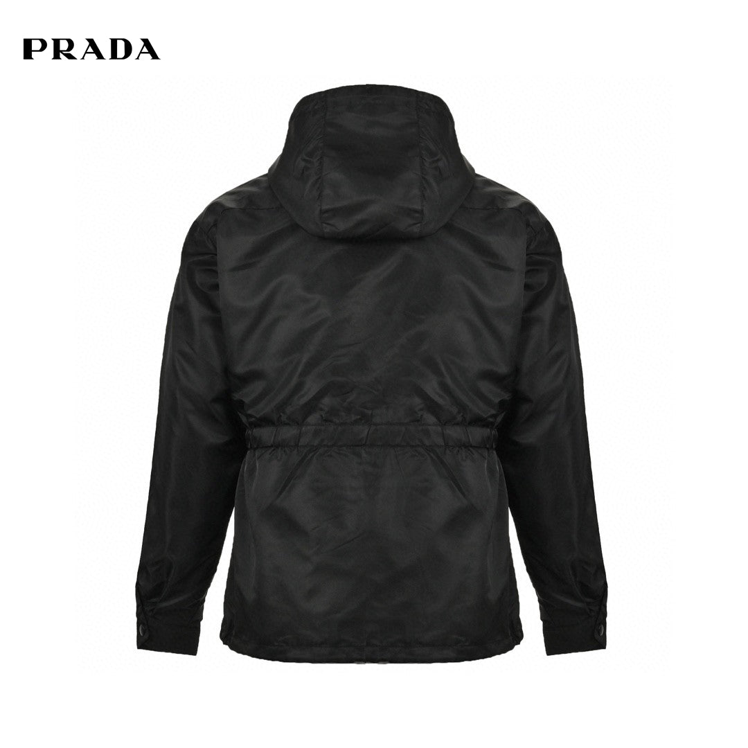 Pra*a nylon hooded jacket