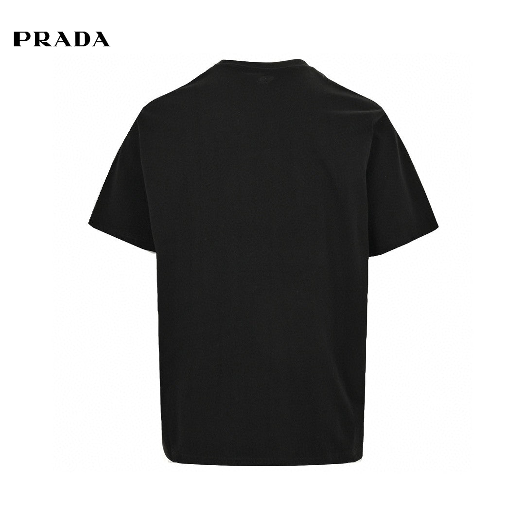 Pra*a milano black emblem t-shirt