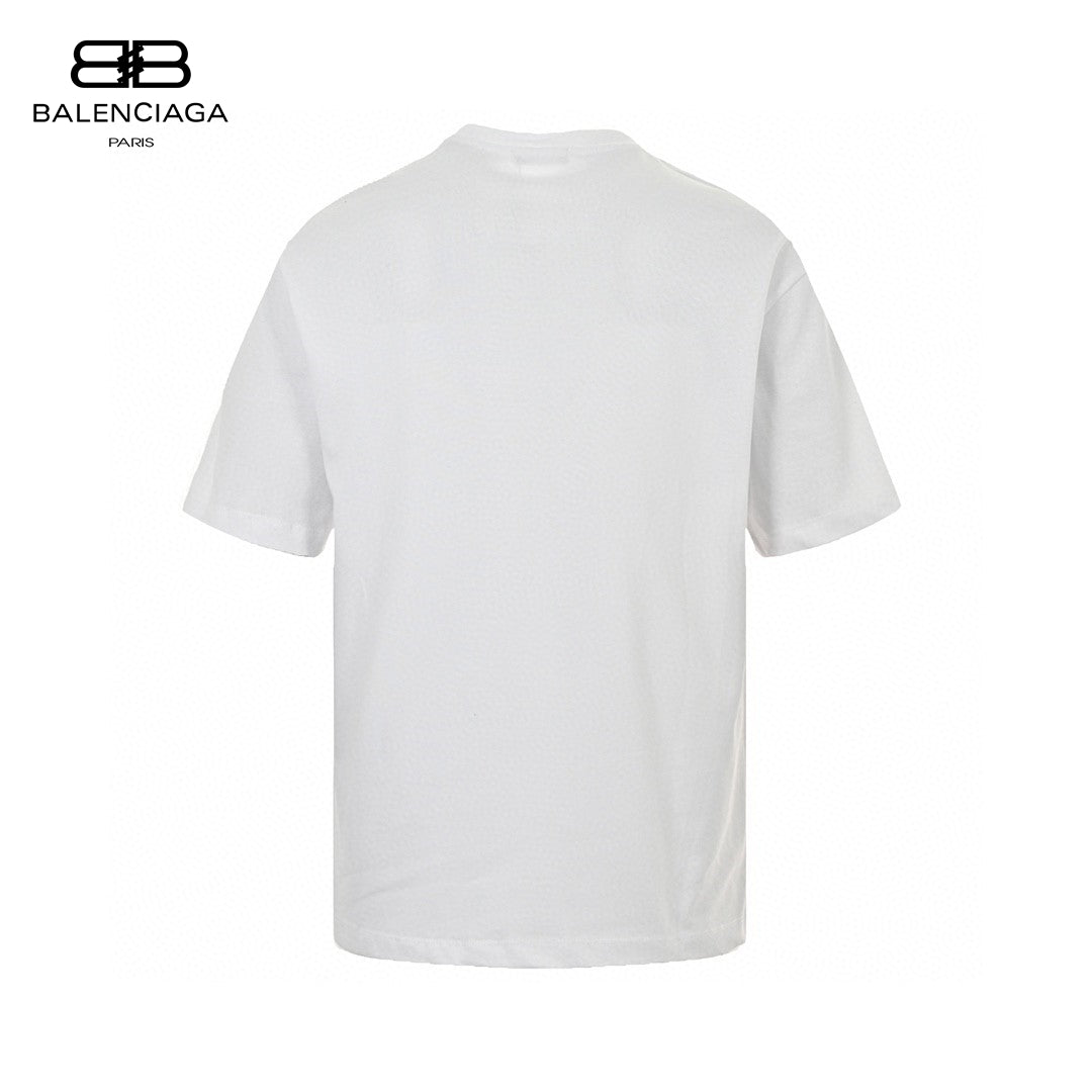 Ba*len*cia*ga graphic logo t-shirt (white)