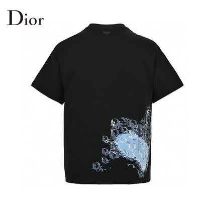 Dior Monogram Motif T-Shirt (Black)