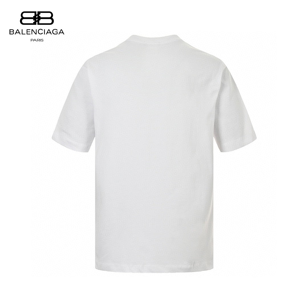 Ba*len*cia*ga tape logo t-shirt (white)