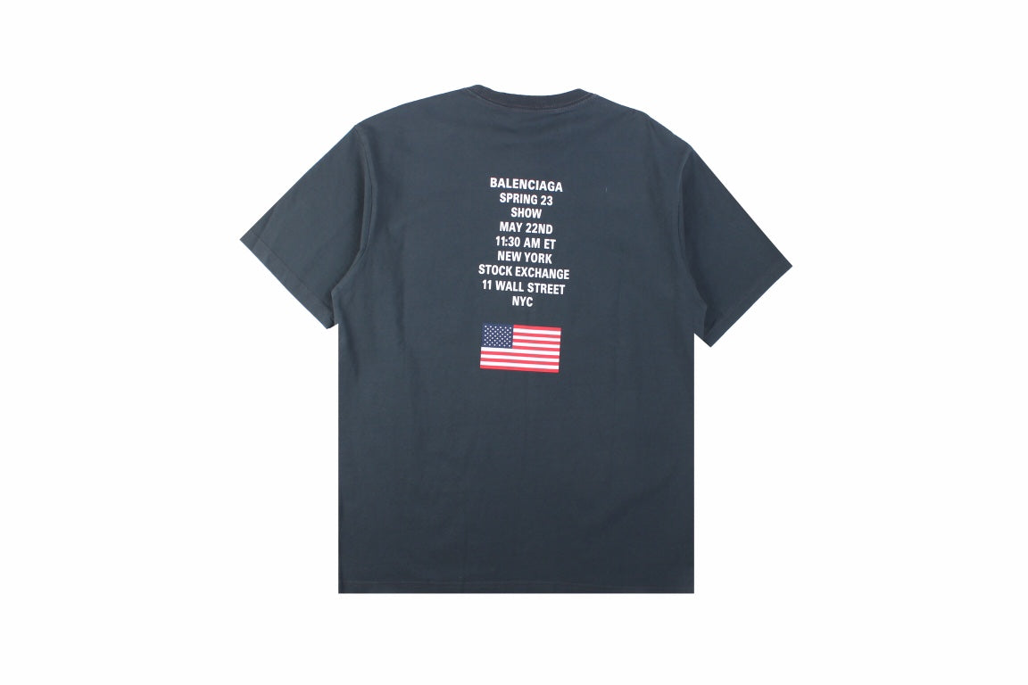 Ba*len*cia*ga nyse logo t-shirt