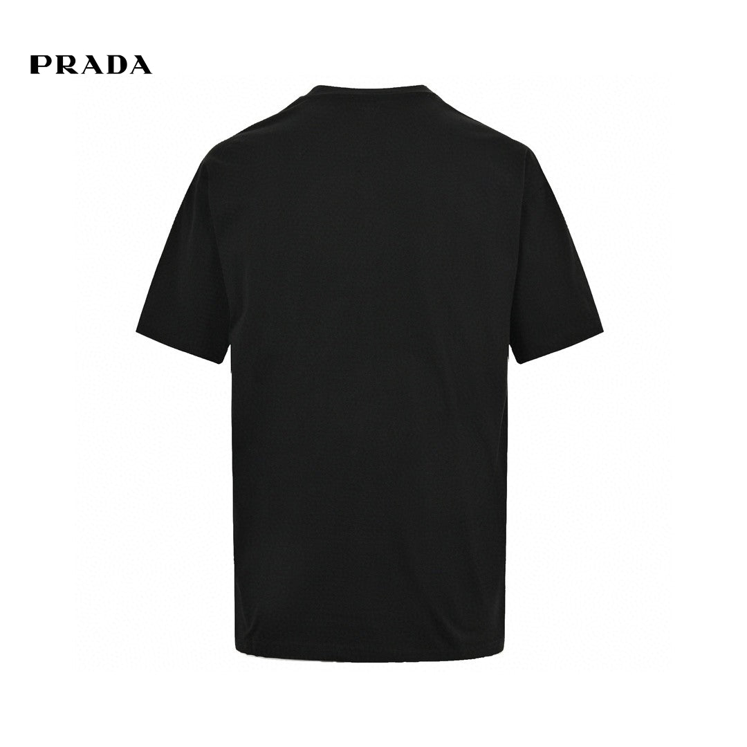 Pra*a milano black emblem t-shirt