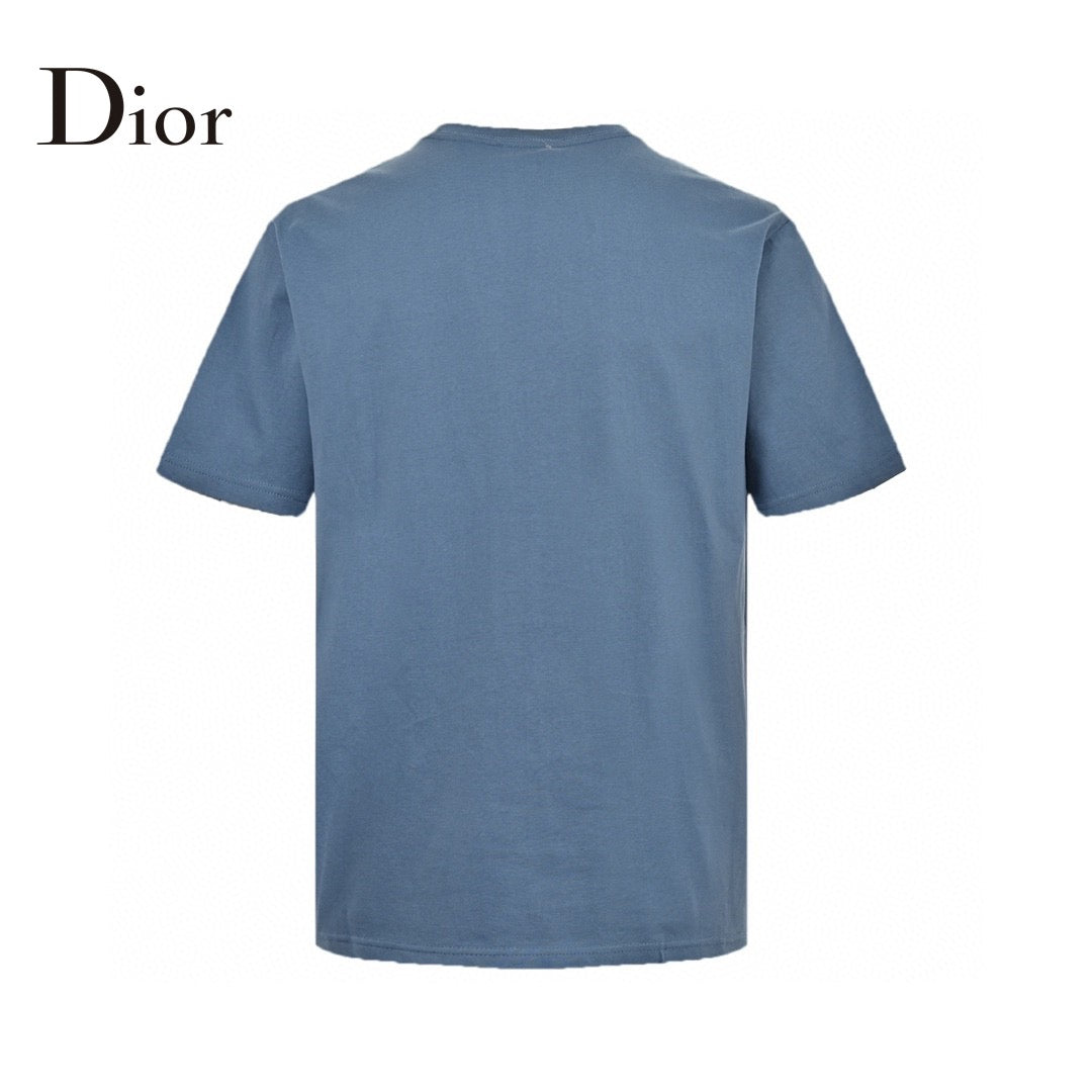 Dior Classic Logo T-Shirt (Blue)