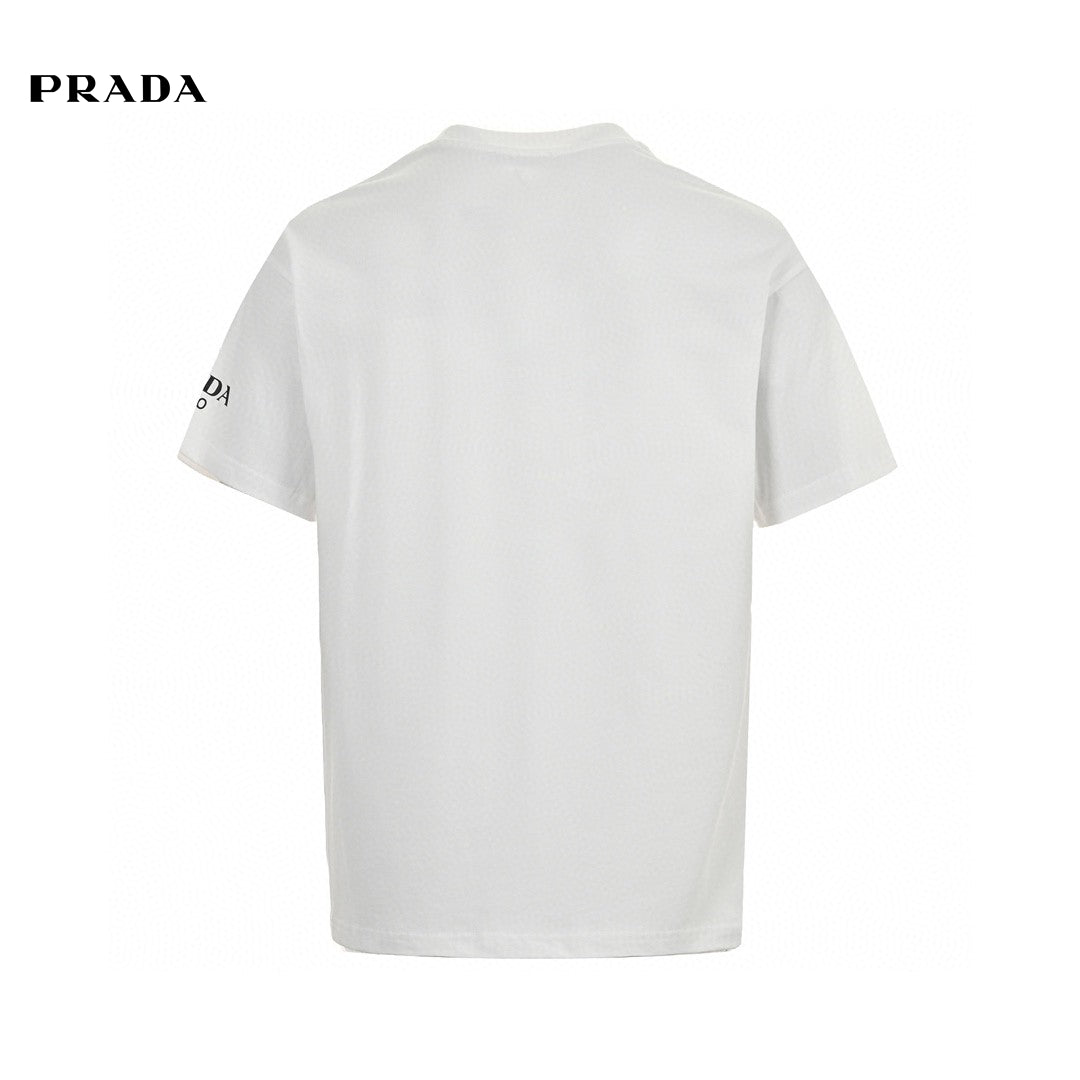 Prada Logo T-Shirt (White)