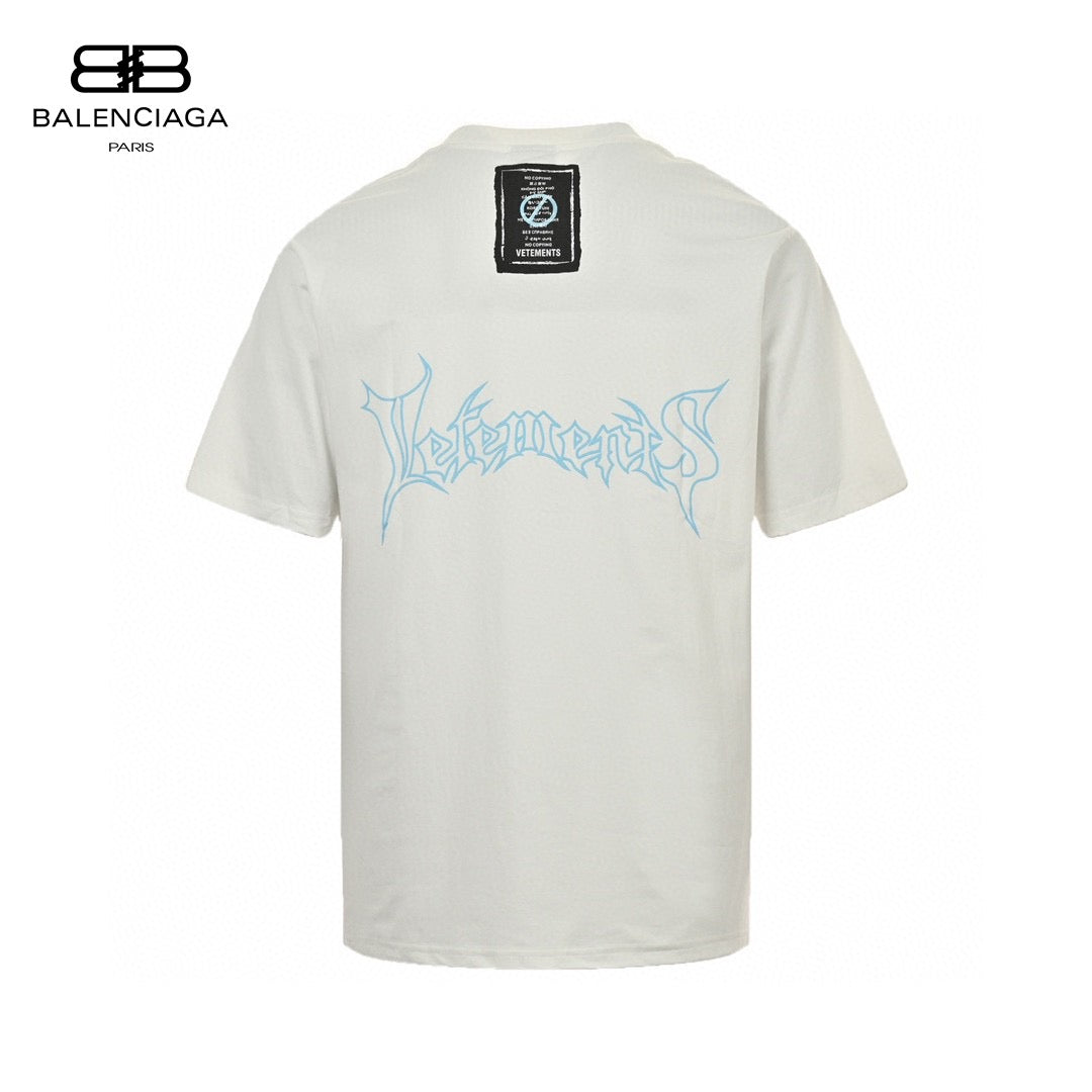 Ba*len*cia*ga x vetements logo t-shirt (white)