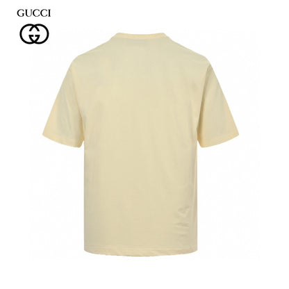 Gucci Cartoon Cow Logo T-Shirt (Cream)