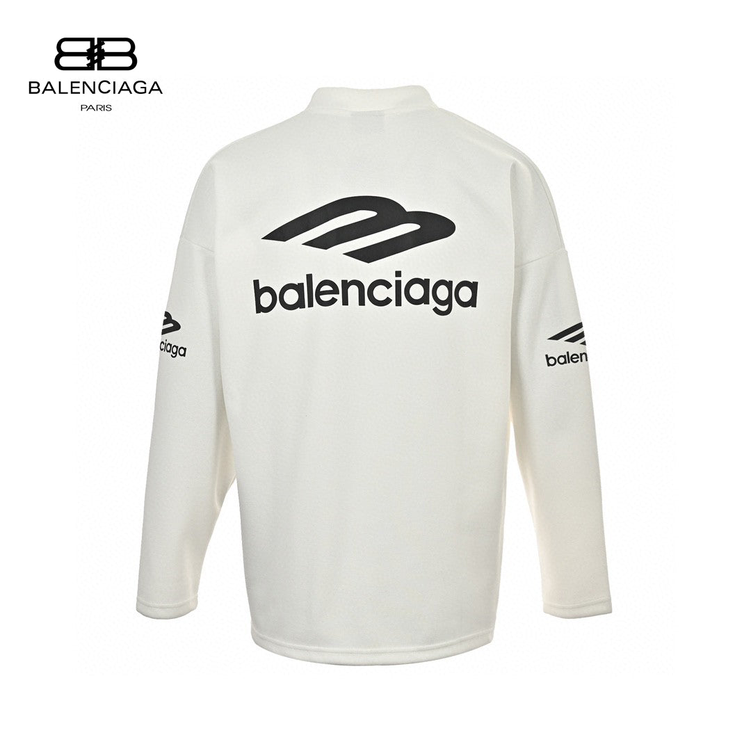 Ba*len*cia*ga long sleeve logo shirt