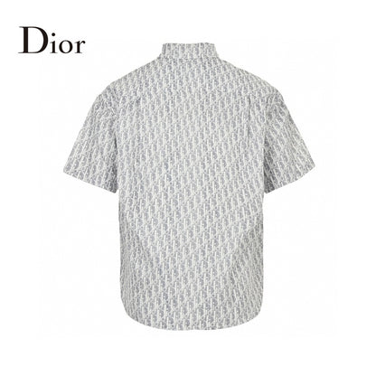 Dior Monogram Print Shirt (Gray)