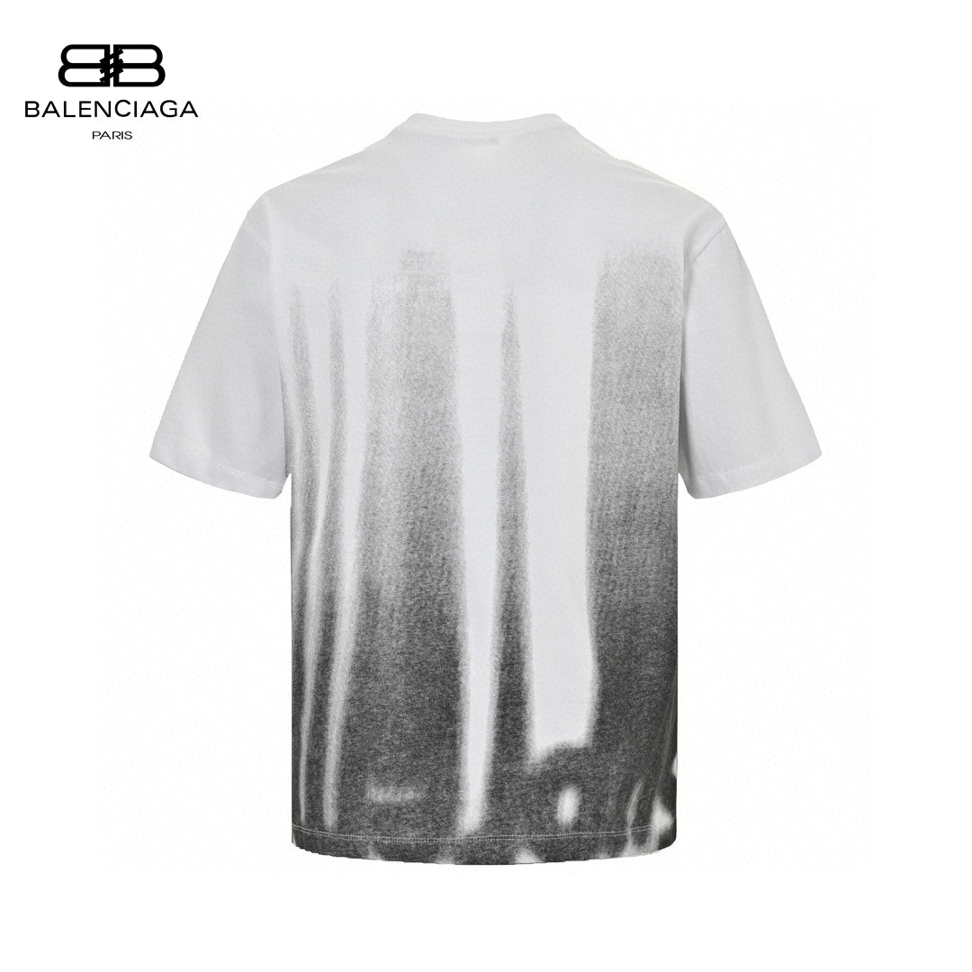 Ba*len*cia*ga gradient stripe t-shirt