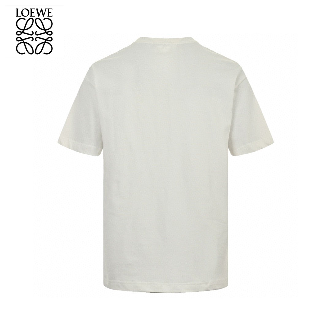 Loewe Floral Pocket T-Shirt (White)