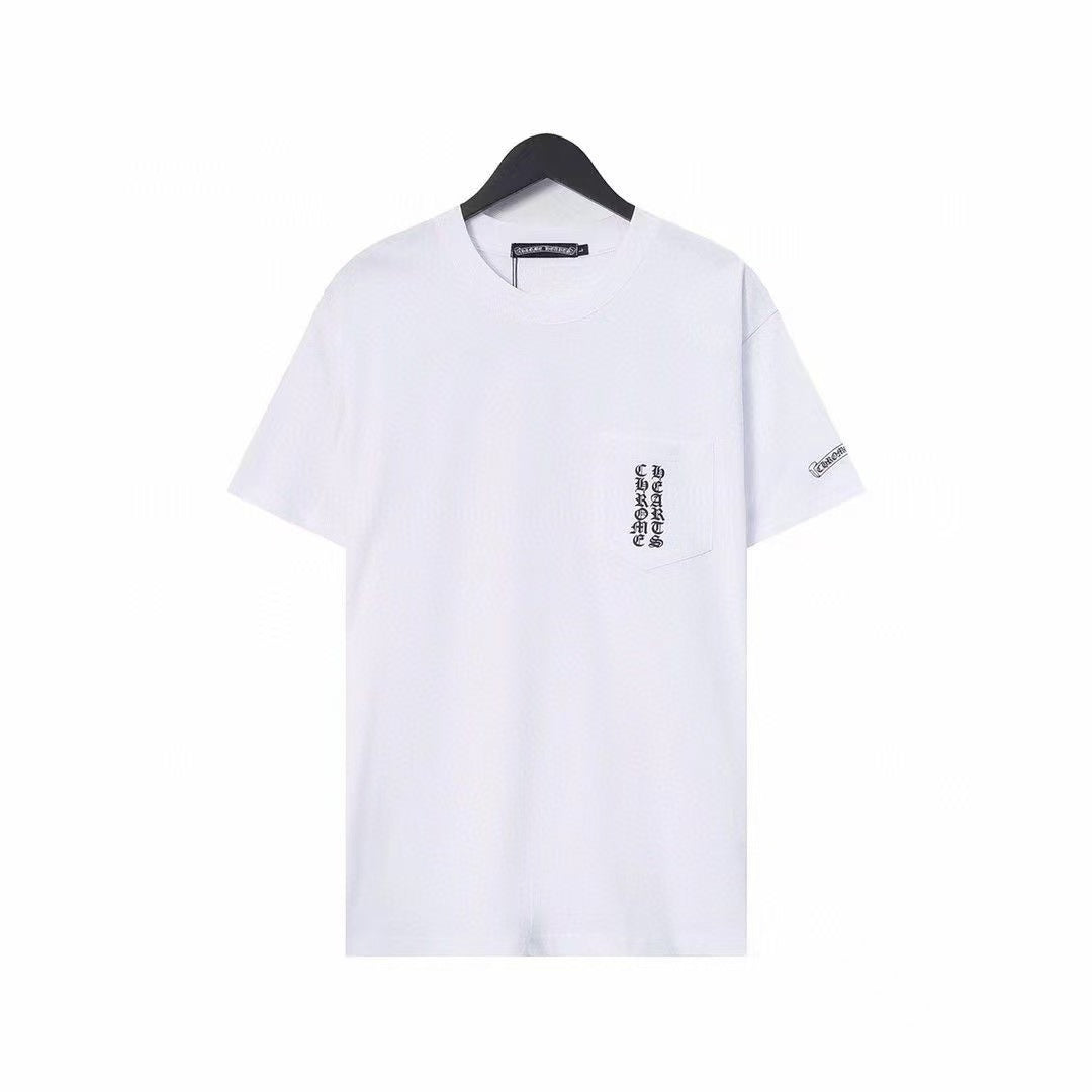 Chrome Hearts Classic Crewneck T-Shirt in White/Black