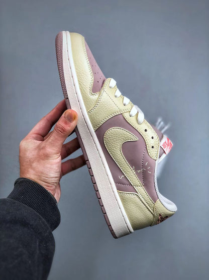 Nike Air Jordan 1 Low – White / Court Purple