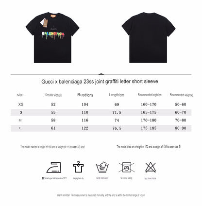 Gucci x Balenciaga Drip Logo T-Shirt