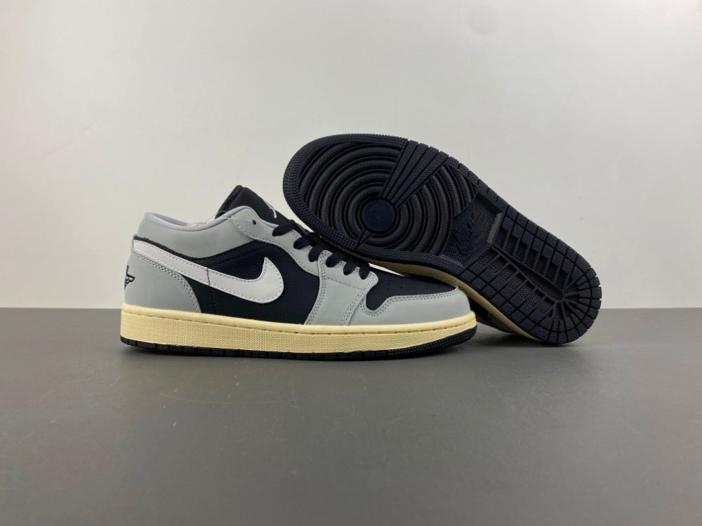 Air Jordan 1 Low "Black / Grey / Sail"