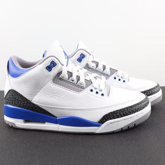 JORDAN 3 RETRO x RACER BLUE
