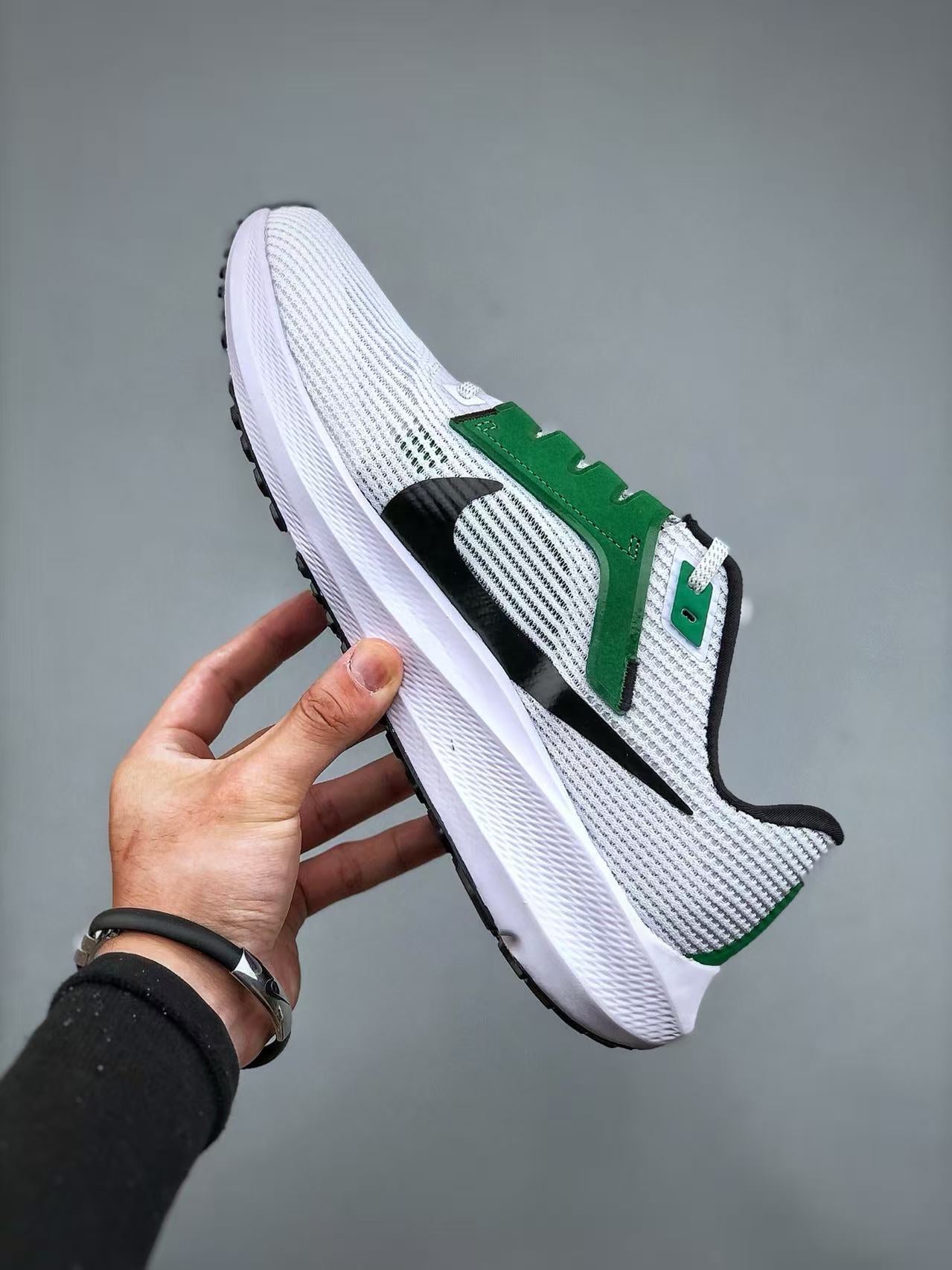Nike Zoom Pegasus in White/Green: Botanical Velocity