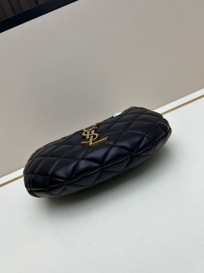 Saint Laurent Black Nappa Leather Bag