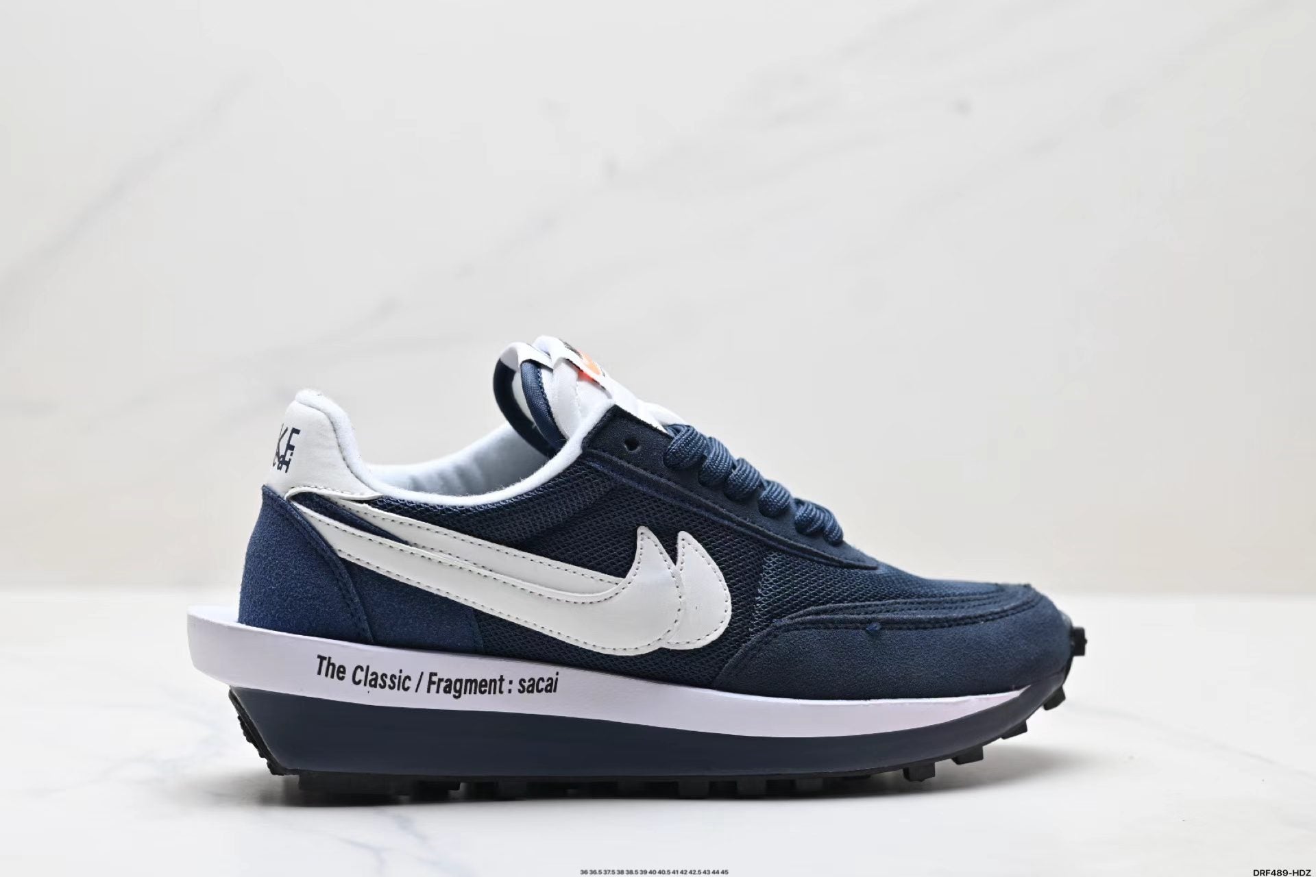 Nike x Sacai LDV Waffle 2.0 in Blue/White: Aerial Deconstruction