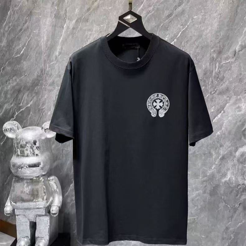 Chrome Hearts Classic Crewneck T-Shirt in Black/Grey