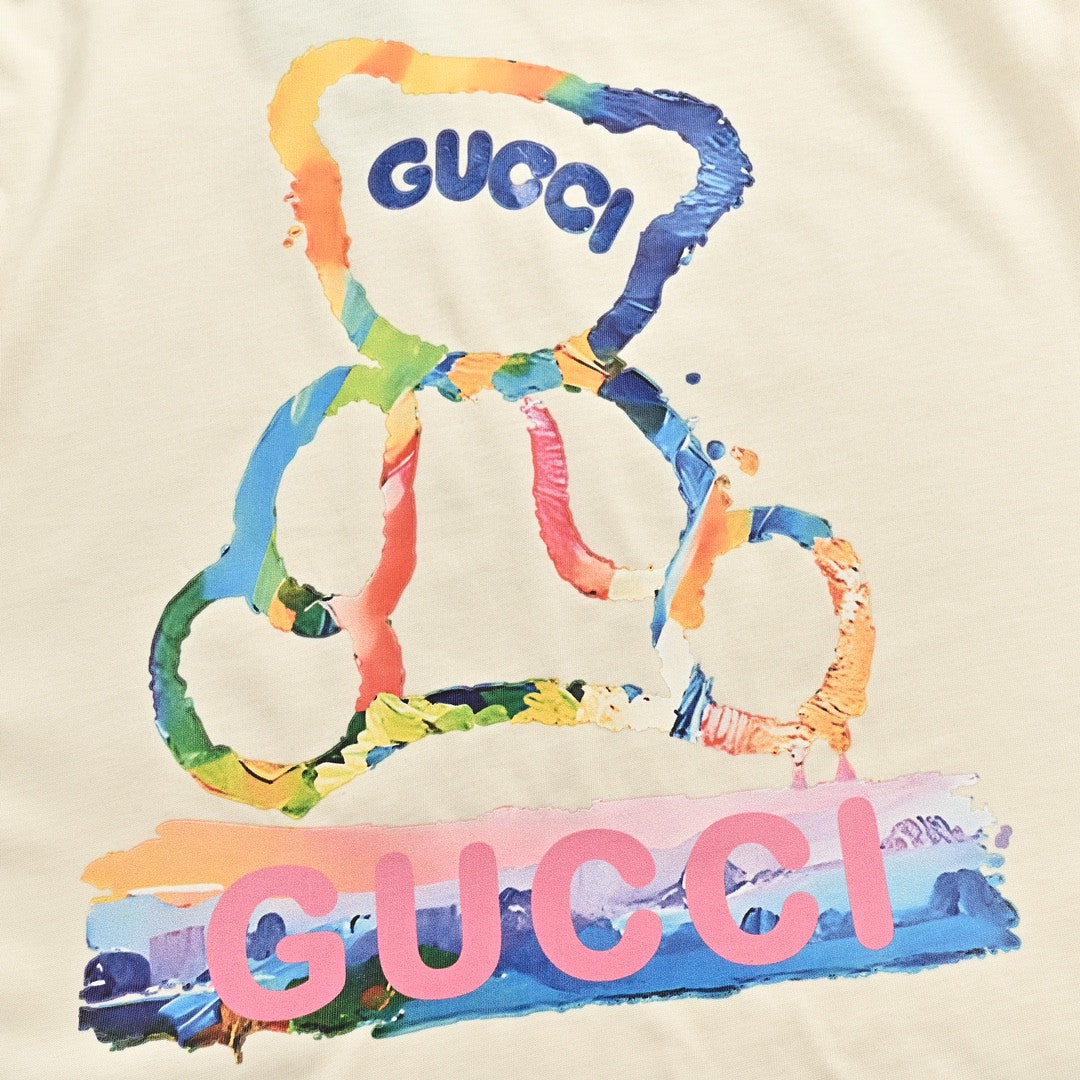 G*u*i teddy bear graphic t-shirt