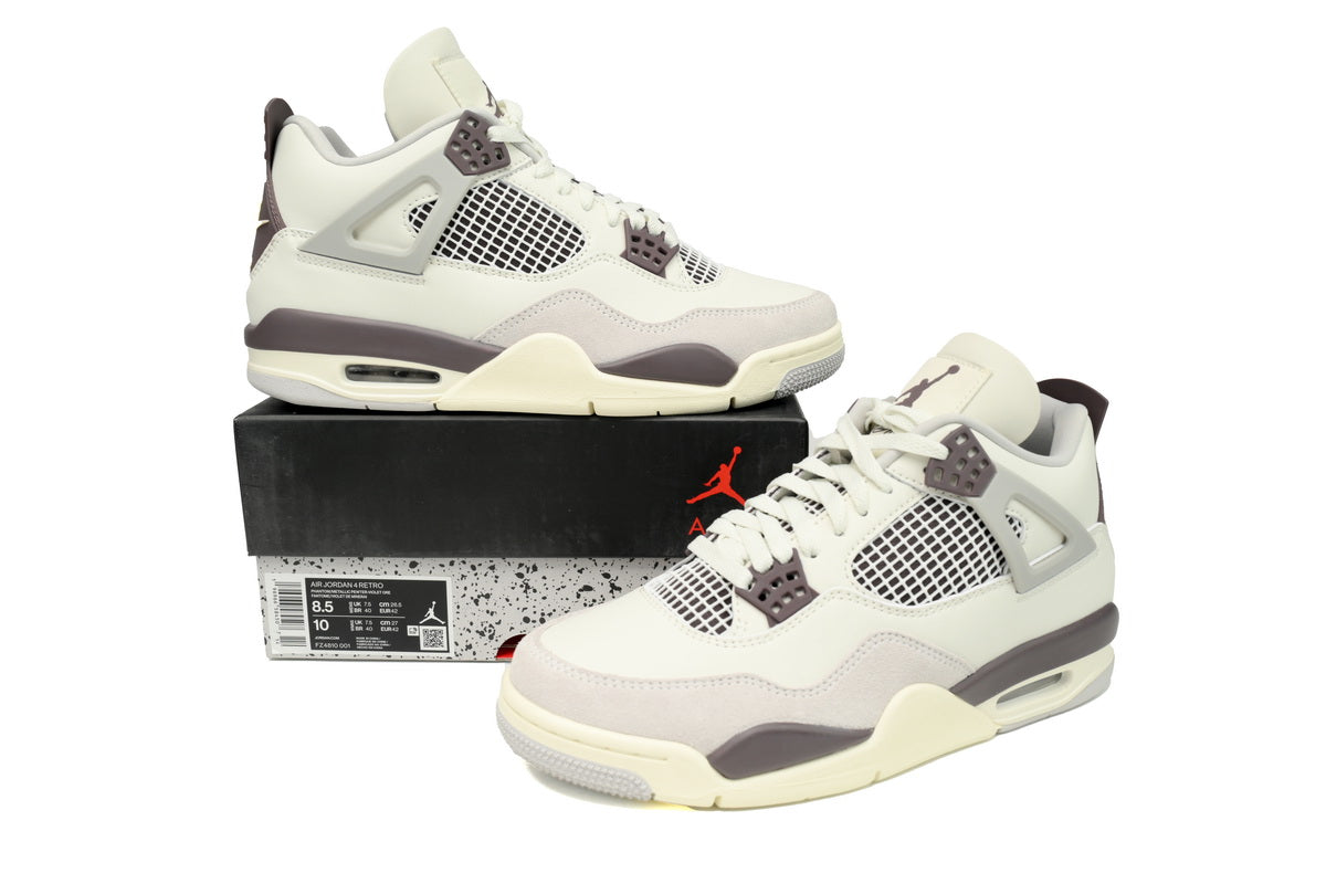 Air Jordan 4 White Phan Tom