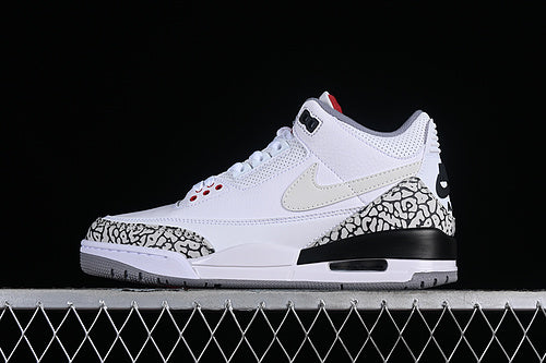 AIR JORDAN 3 RETRO JTH NRG WHITE/FIRE RED-BLACK-WHITE