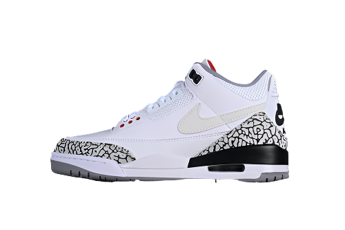 AIR JORDAN 3 RETRO JTH NRG WHITE/FIRE RED-BLACK-WHITE