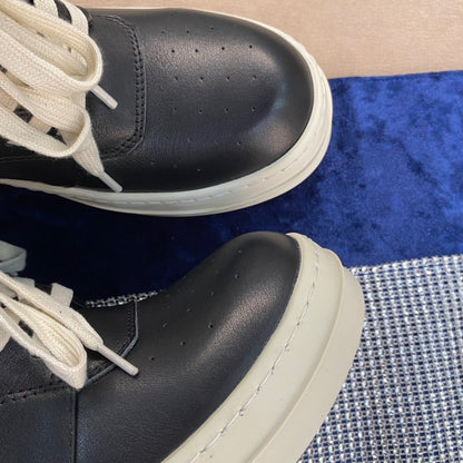 Rick Owens Geobasket Sneakers - Black and White