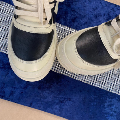 Rick Owens Geobasket Sneakers - Black and White