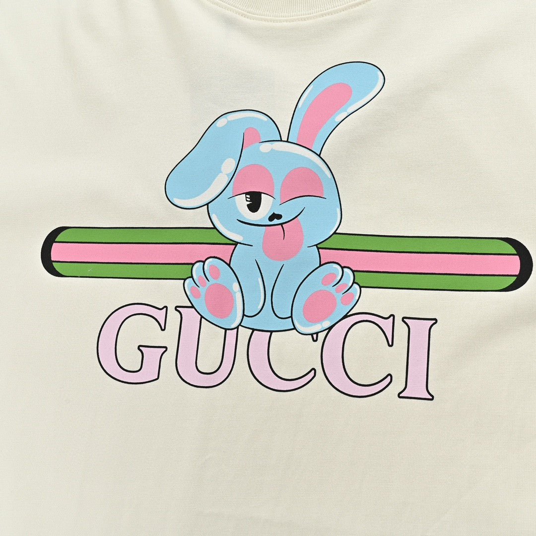 G*u*i bunny graphic t-shirt