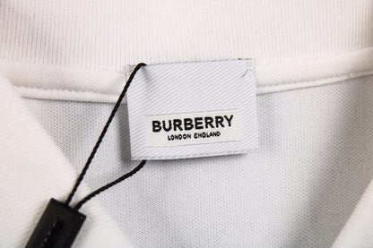 Burberry Embroidered Knight Polo - White